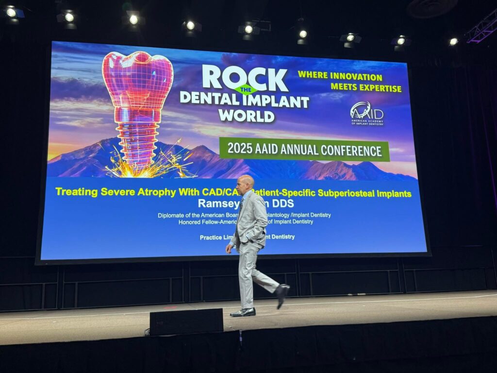 Ramsey Amin DDS - Dental Implant Specialist Lectures at National Conference